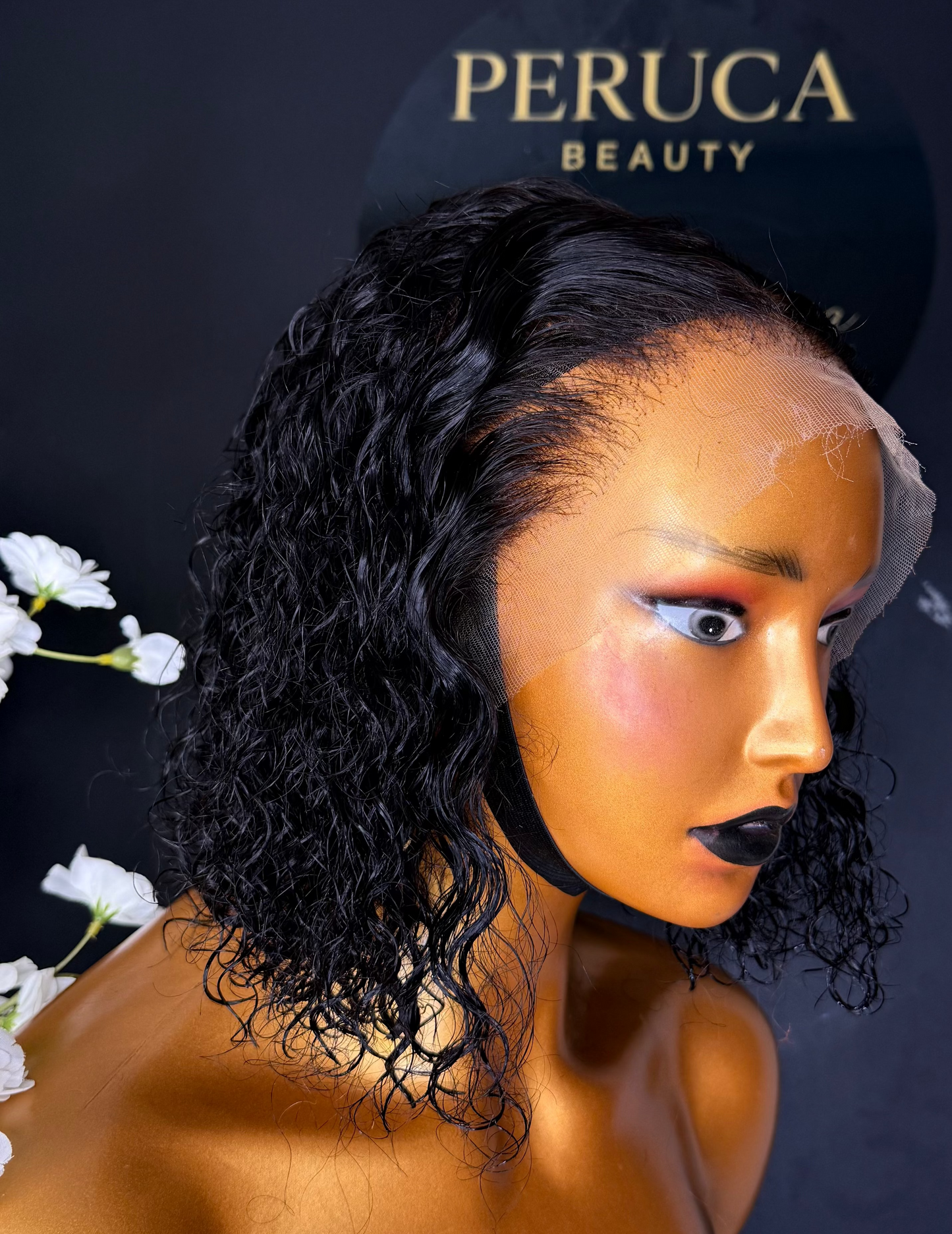Glueless Curly Bob Wig