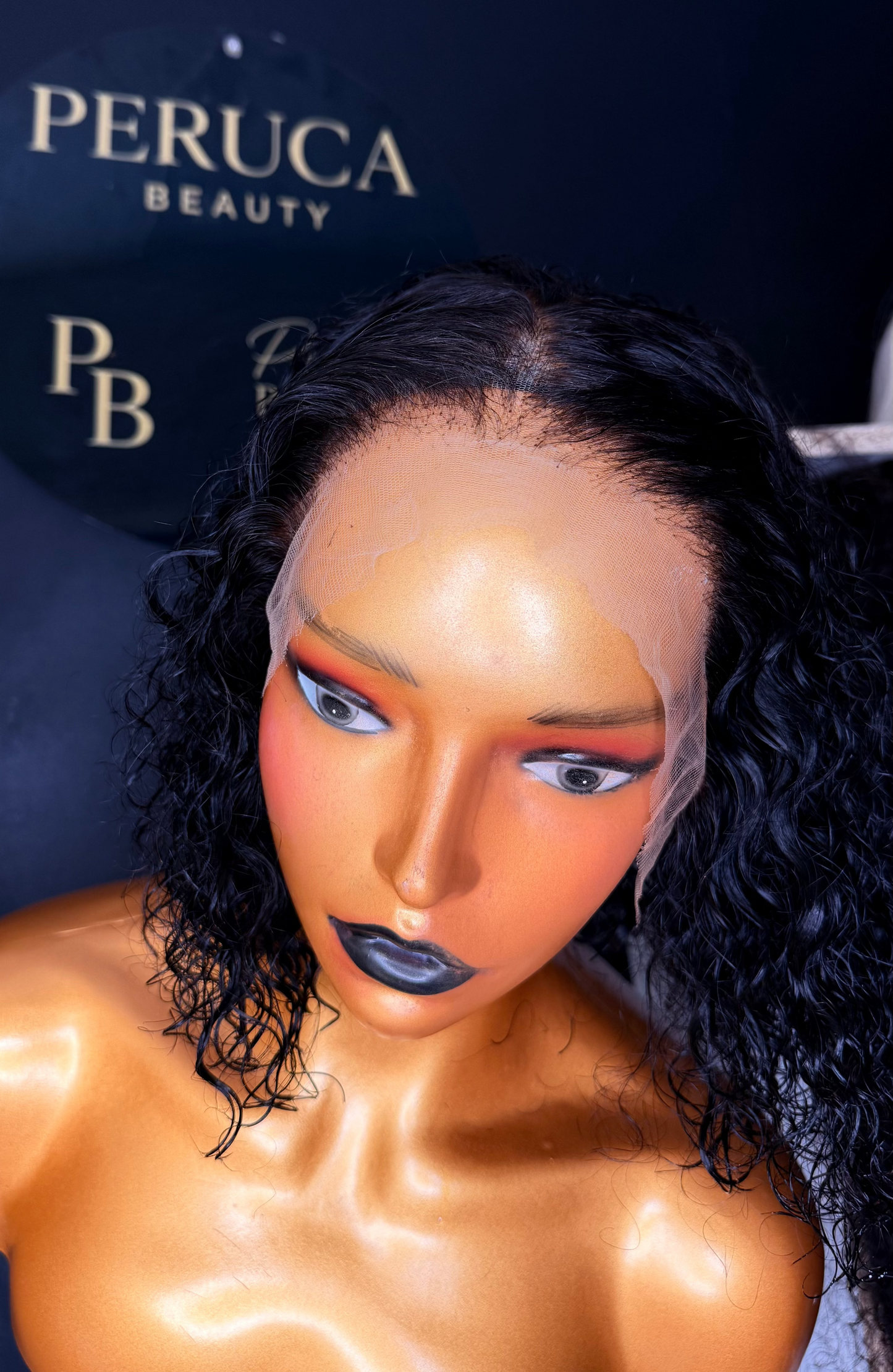 Glueless Curly Bob Wig